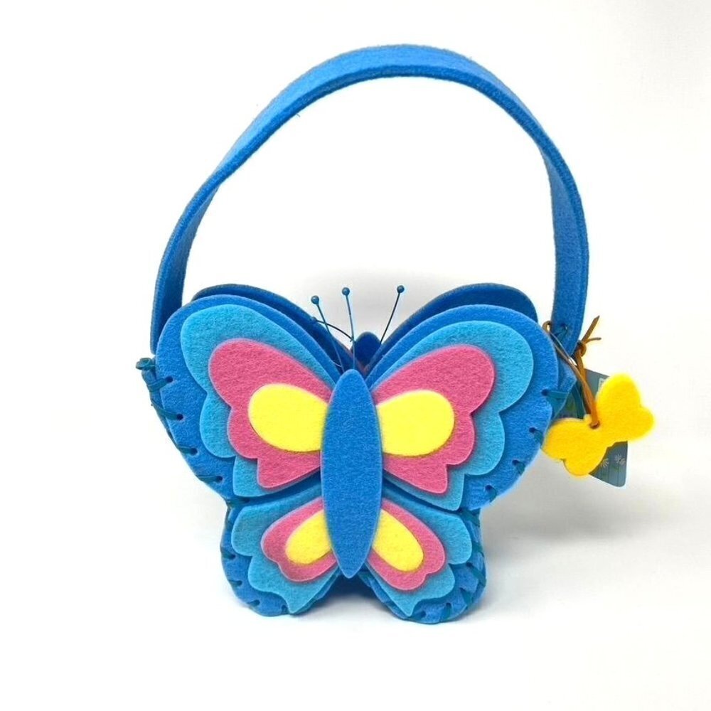 Target Felt Butterfly Easter Basket Purse Bag